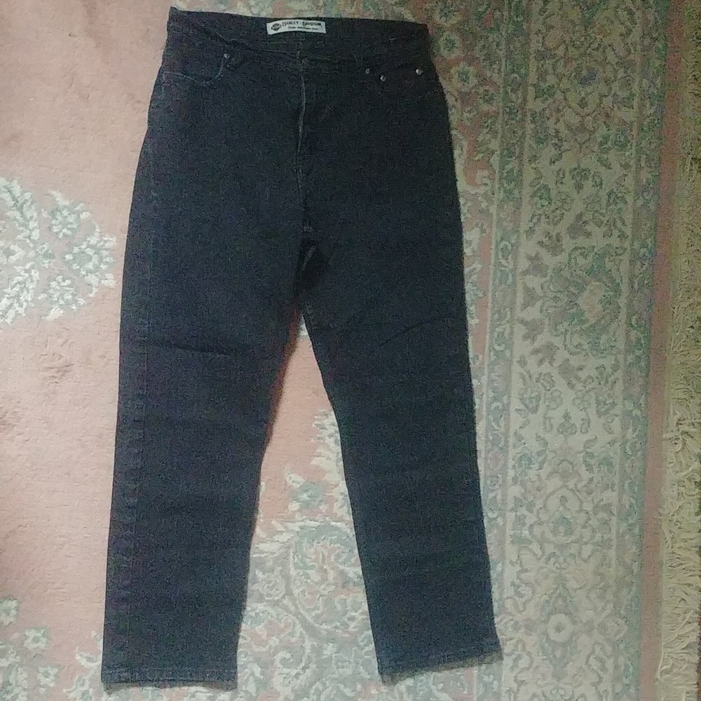 HARLEY DAVIDSON jeans, 16 reg straightleg, black